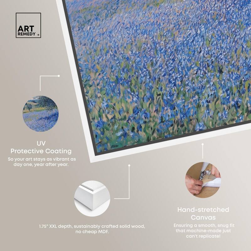 Bluebonnet Meadow II Canvas by Art Remedy