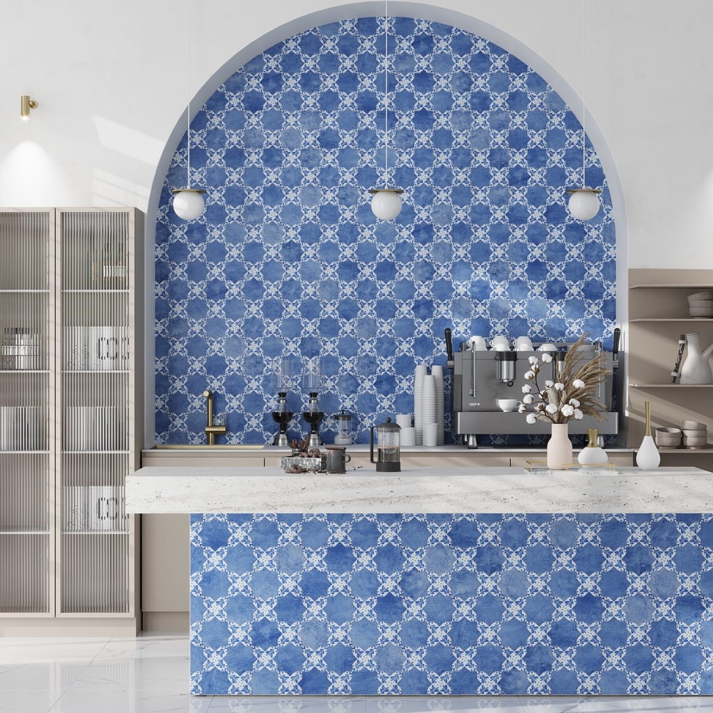 Apollo tile 5" x 5" Siena Matte Cornflower Blue Ceramic Tile (5.37 sq ft/case) - 27 Pack