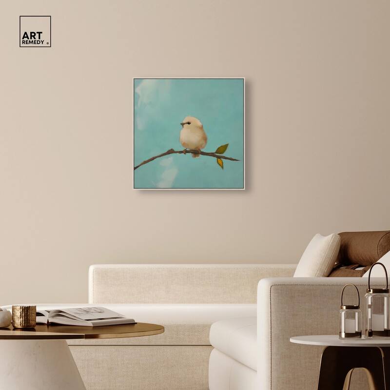Azure Avian Canvas by Art Remedy