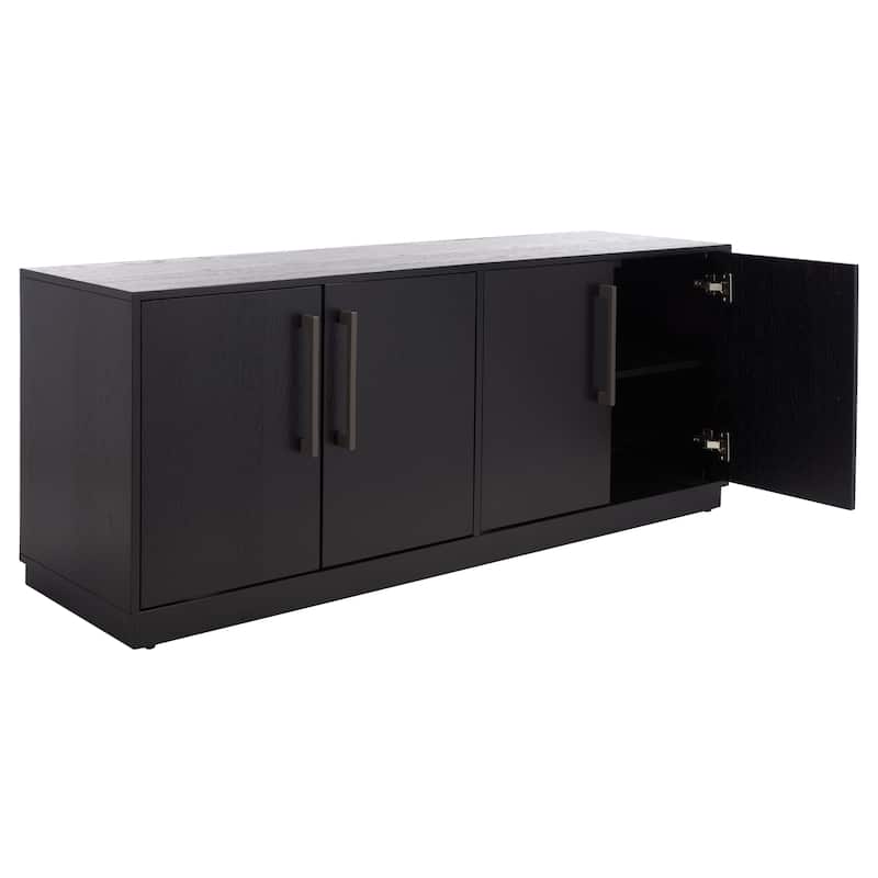 SAFAVIEH Couture Amadea 4 Door Media Stand - 58 In W x 17 In D x 24 In H - 58Wx24Dx17H