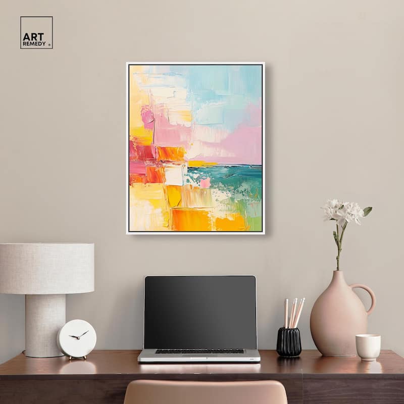 Hued Vista Canvas by Art Remedy