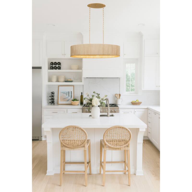 Varaluz Jacob's Ladder 6-Light Linear Pendant - French Gold