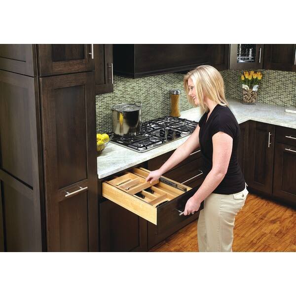 Shop Rev A Shelf 4wtcd 18sc 1 4wtcd Series 18 Two Tier Cutlery