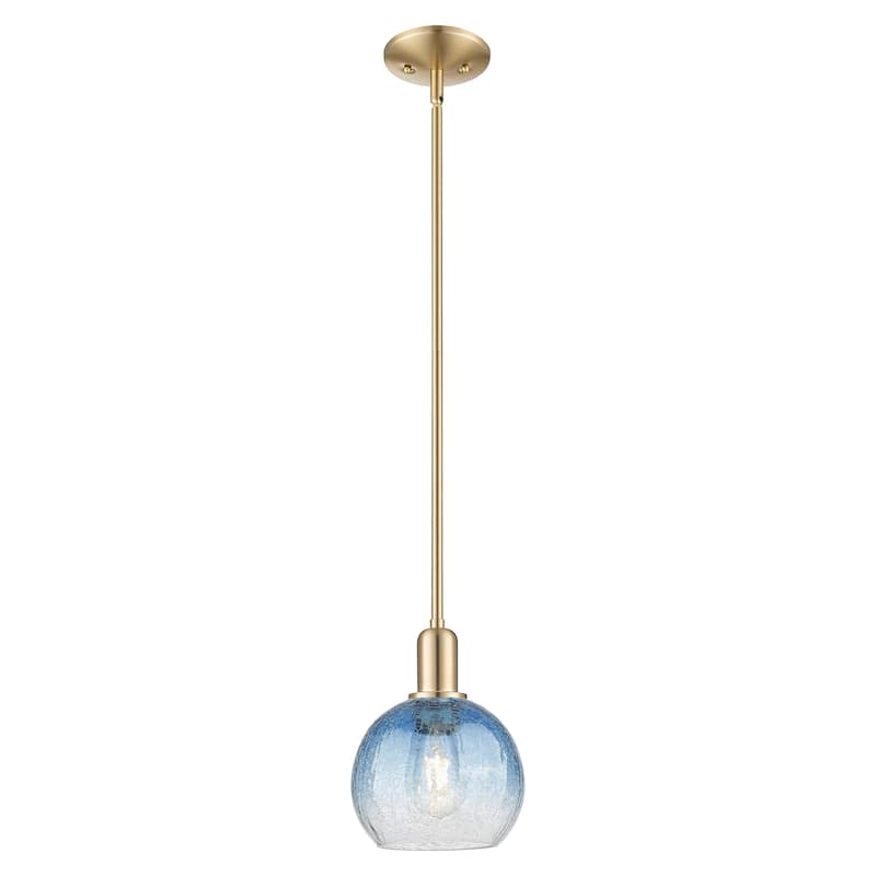 Innovations Lighting Downtown Urban - Brookhaven Globe - 1 Light 8" Stem Hung Mini Pendant