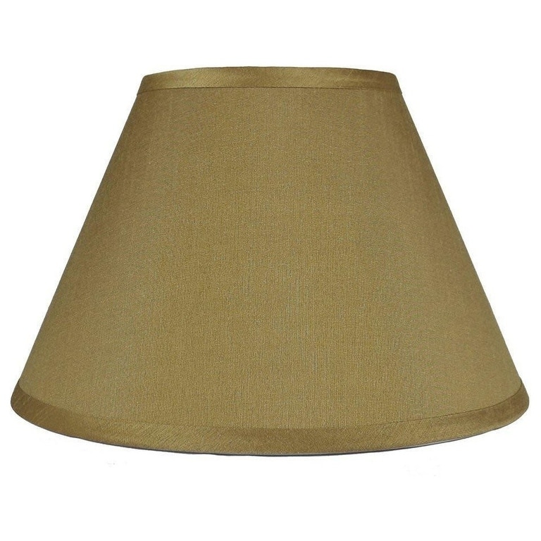 Faux Silk Conical Lamp Shade, 6" Top, 12" Bottom, 7.5" Slant