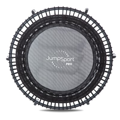 JumpSport 570 PRO Indoor Durable Lightweight 44-Inch Fitness Trampoline, Black