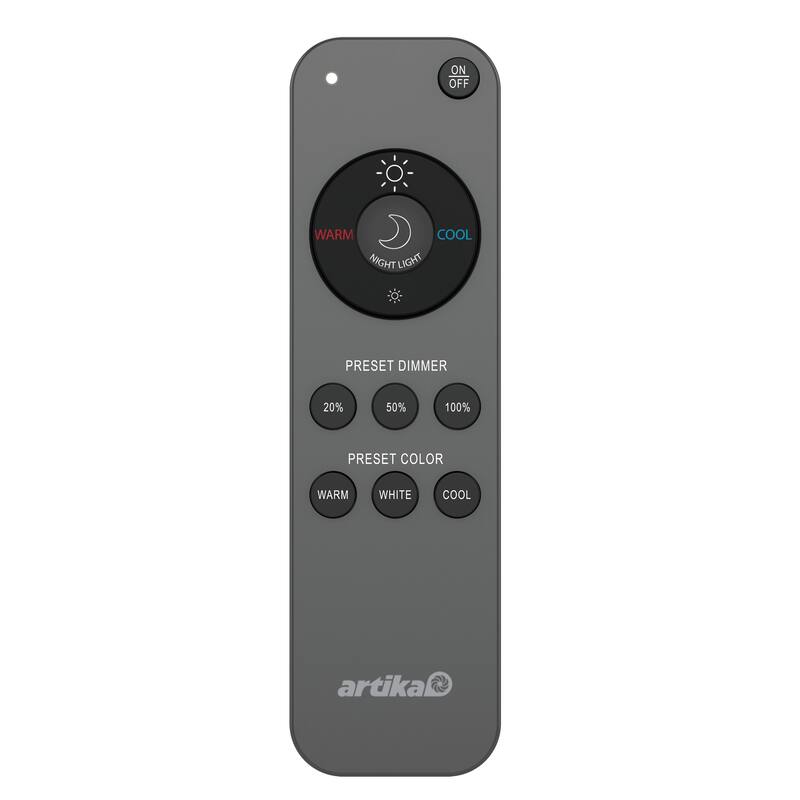 Artika Sparkle Flushmount with remote, Chrome