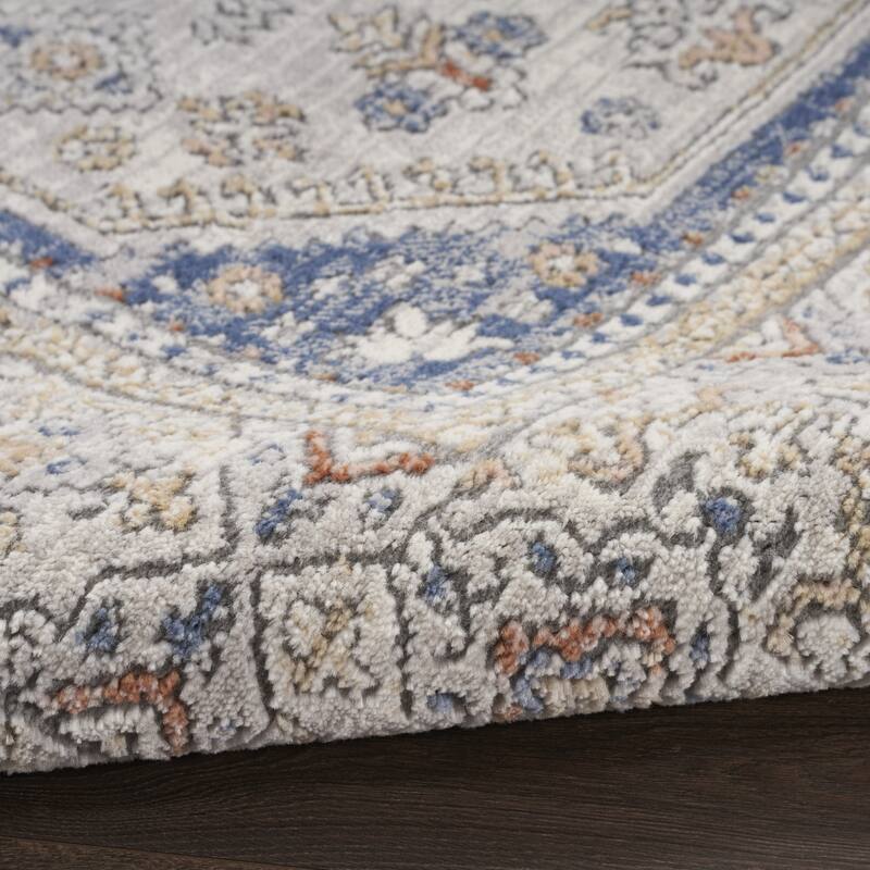 Nevu Power Loomed Durable Area Rug By HomeRoots - 110' X '79' X '0.5