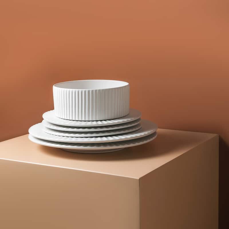 Christian Siriano Lusso Stoneware Dinnerware Set