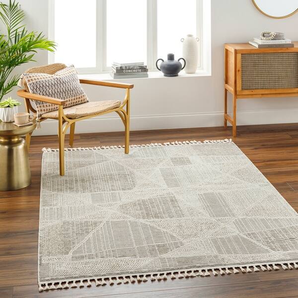 slide 2 of 5, Livabliss Finland Mod Geometric Area Rug Beige - 2' 2" x 3' 9"