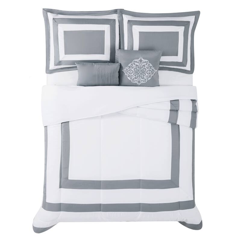 London Fog Raynes Hotel 5 Piece Comforter Set