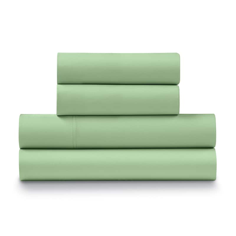 Ella Jayne 100% Cotton Sateen 500 Thread Count Deep Pocket 4-piece Sheet Set