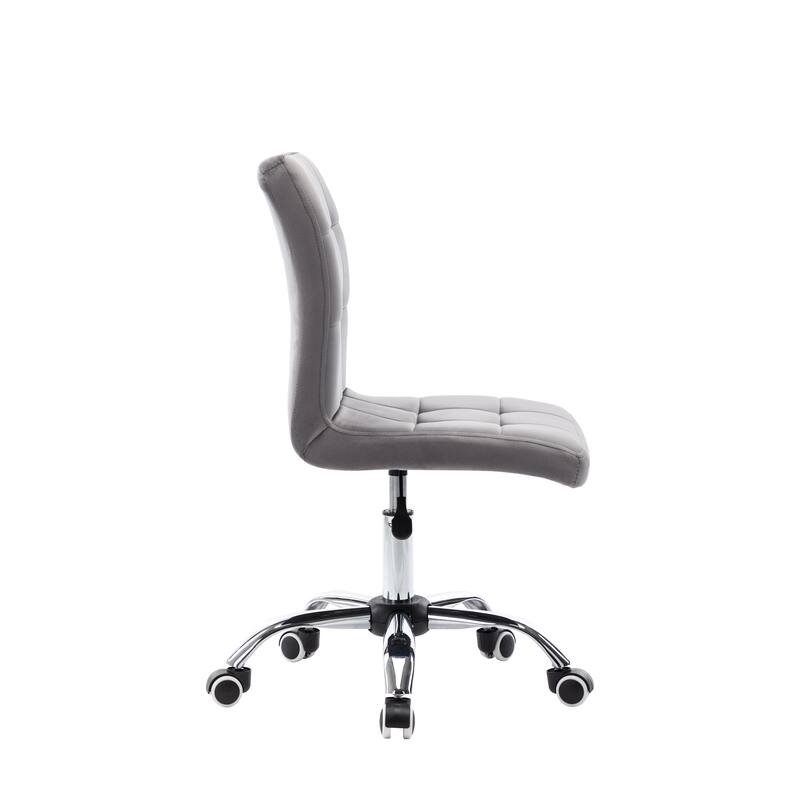 Porthos Home Palina Home Office Desk Chair, Velvet, Roller Wheels