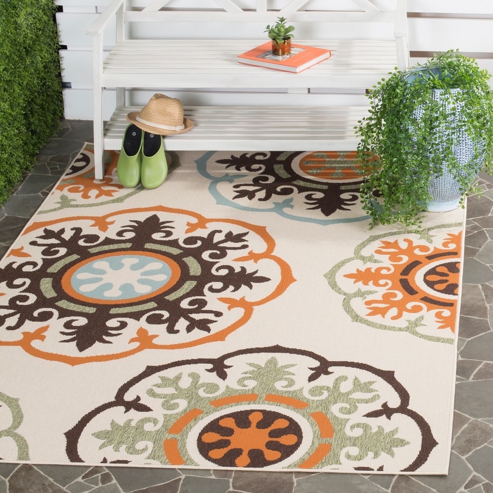 SAFAVIEH Veranda Miseta Indoor/ Outdoor Waterproof Patio Backyard Rug