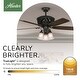 preview thumbnail 11 of 25, Hunter Fan Studio Series 52" Ceiling Fan with 4-Light LED Light Kit, Pull Chain - Timeless, Traditional