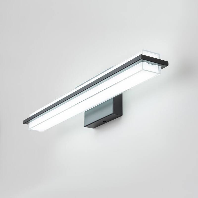 Contemporary Dimmable LED Rectangular Vanity Wall Sconce 24.6in