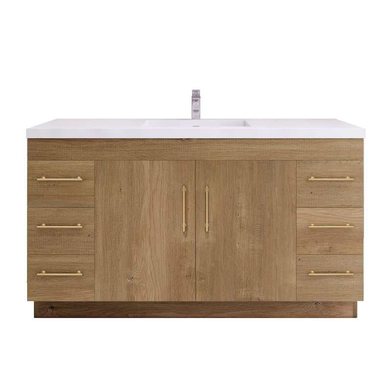 Eliza 60'' Freestanding Vanity with Single Sink