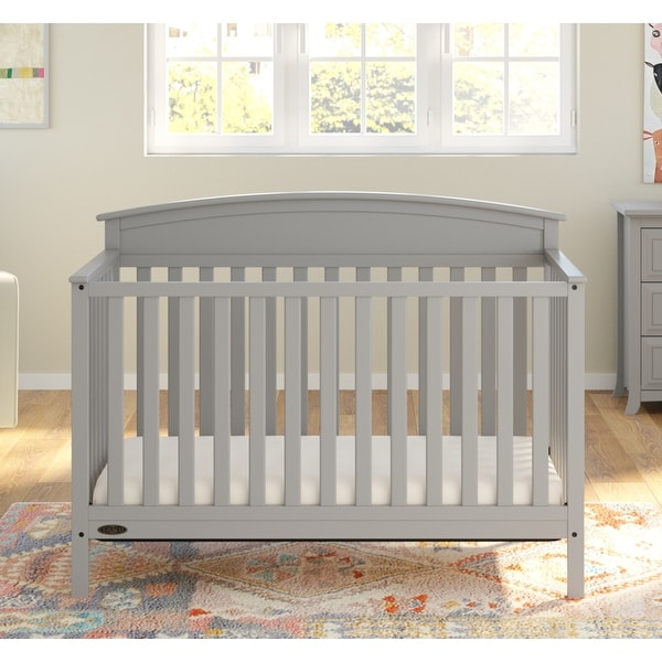 Graco freeport 4 in 1 convertible crib pebble gray sale