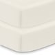 preview thumbnail 26 of 41, BreathableBaby All-in-One Fitted Sheet & Waterproof Cover for 52" x 28" Crib Mattress (2-Pack) Ecru