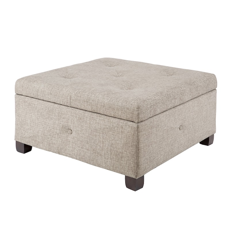 Durable Soft Close Storage Ottoman with Smooth Operation