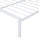 preview thumbnail 46 of 44, Twin Size House Shaped Metal Platform Bed with Trundle