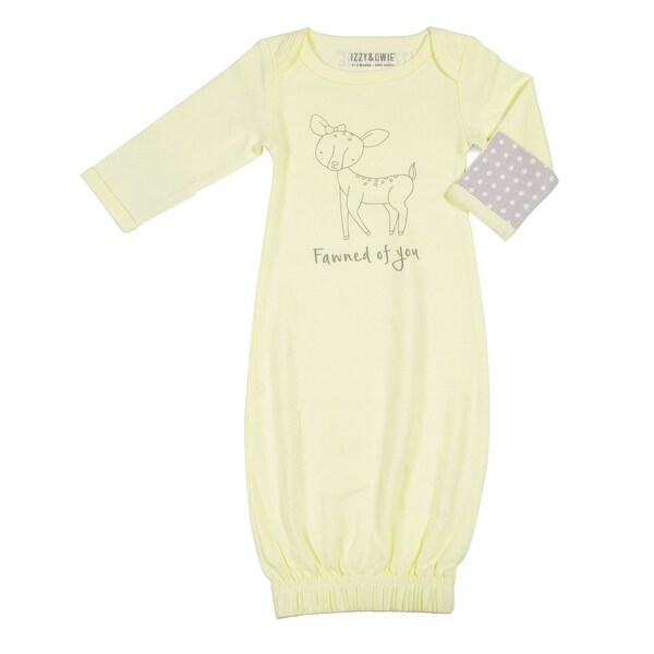 newborn gowns with mitten cuffs