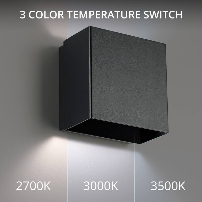 WAC Lighting WS-45105-30 Boxi 2 Light 5" Tall LED Wall Sconce Set to