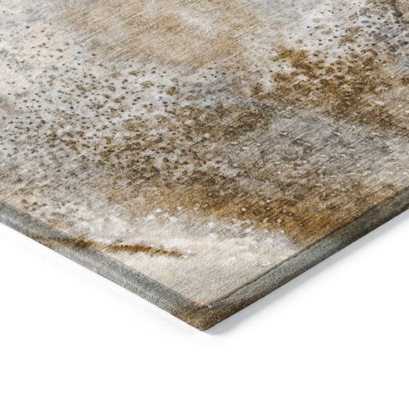 Varo Artistic Abstract Weather Resistant Current & Stylish Outdoor Rug