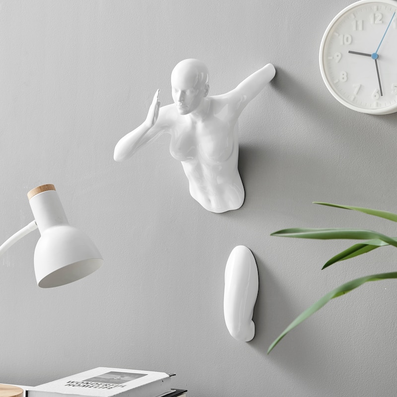 Woman Runner 20" Wall Sculpture