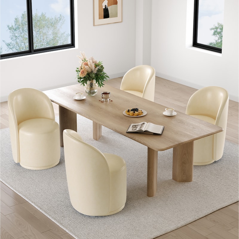 23.5" Wide Swivel Side Chair for Dining Room, Living Room