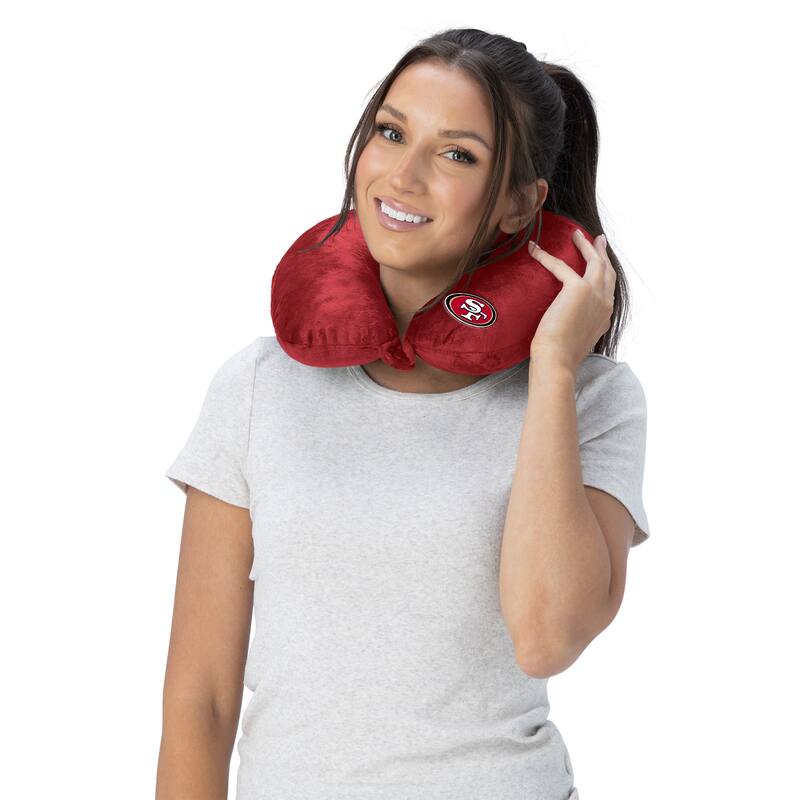 NFL Red Travel Neck Pillow