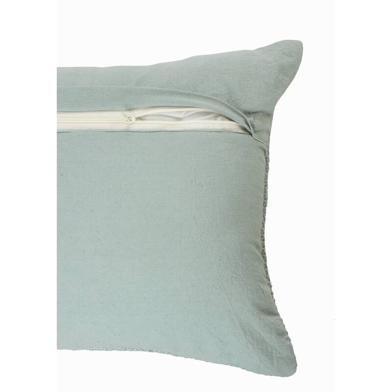 Sevita Silver Pirched Bird Lumbar Pillow
