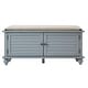 preview thumbnail 16 of 29, Maybelle Velvet Cushion Shutter Door Storage Bench by iNSPIRE Q Classic