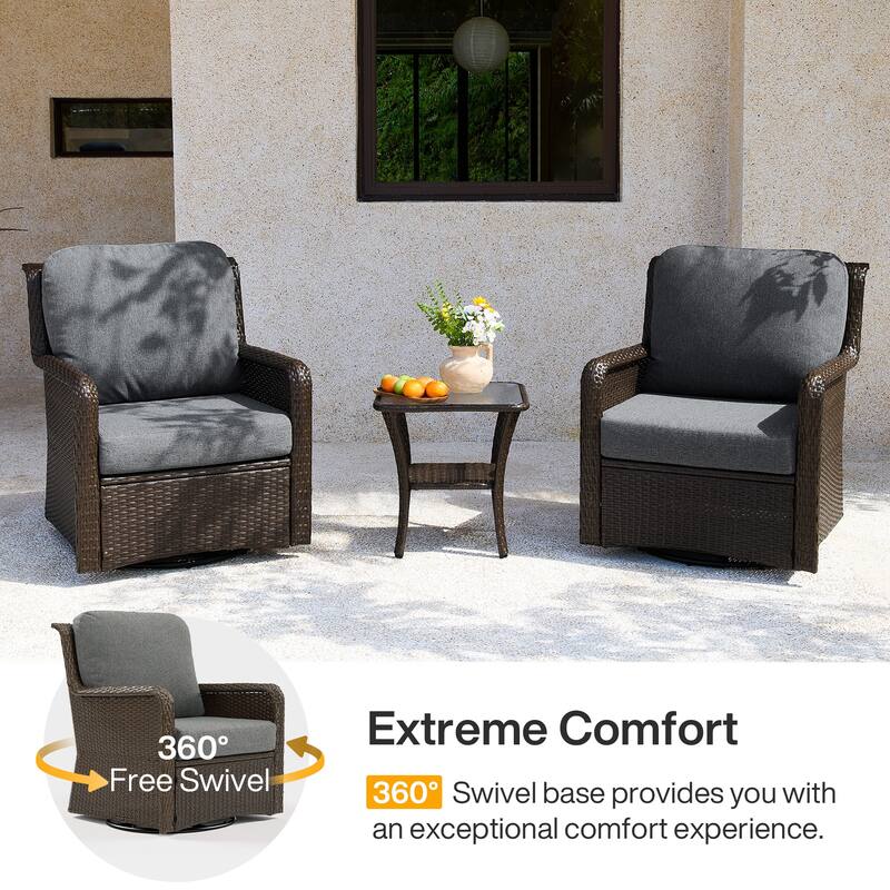 Patio Conversation Sets With Cushions