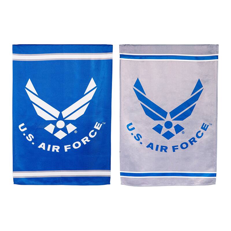 Embossed Suede Flag, House Size, Air Force