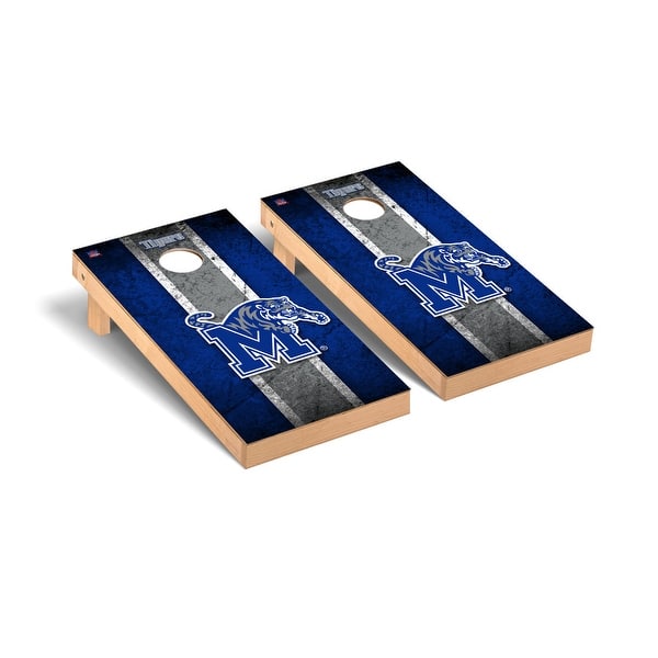 slide 2 of 5, Memphis Tigers Vintage Cornhole Board Set