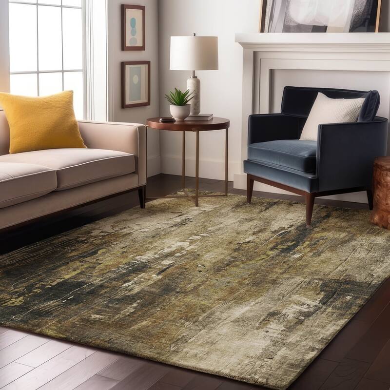 Premium Washable Super Soft Abstract Ombre Mayfield Rug