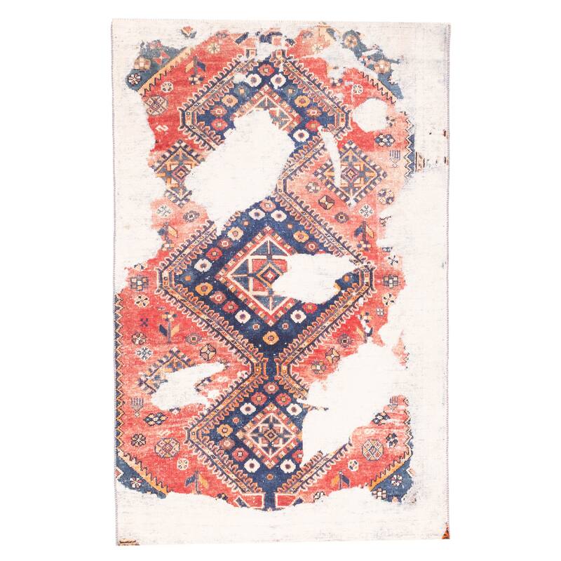 ECARPETGALLERY Hand-knotted Antalya Vintage Red Wool Rug - 3'10 x 5'11