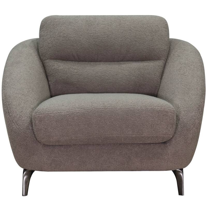 Hydeline Makena Fabric Chair with Memory Foam and Springs