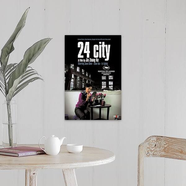 Shop 24 City Movie Poster Canvas Wall Art Overstock 24137711