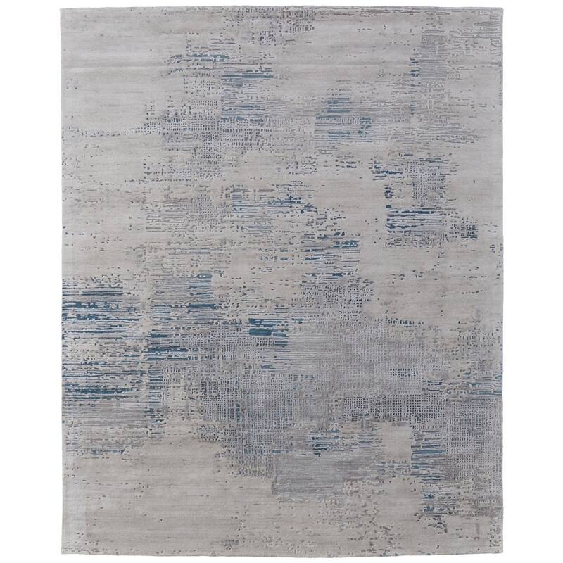 HomeRoots Abstract Bohemian Rectangle Area Rug