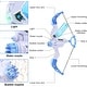 preview thumbnail 3 of 7, 2 in 1 Light Up Bubble Water Blaster, Bow & Arrow, Outdoor Kids Toys - with 4 Bubble Solution