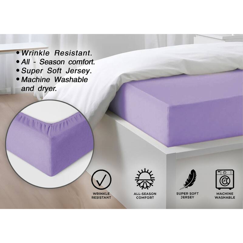 OrganicClub Ultra Soft Cotton Fitted Sheet