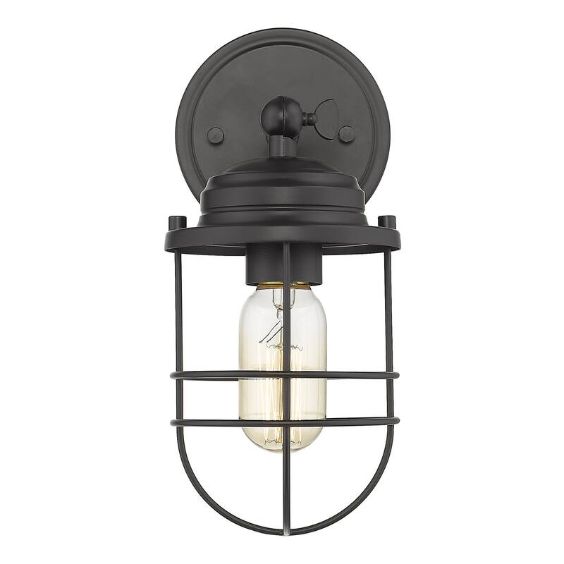 Golden Lighting Seaport 11" Tall Bathroom Sconce