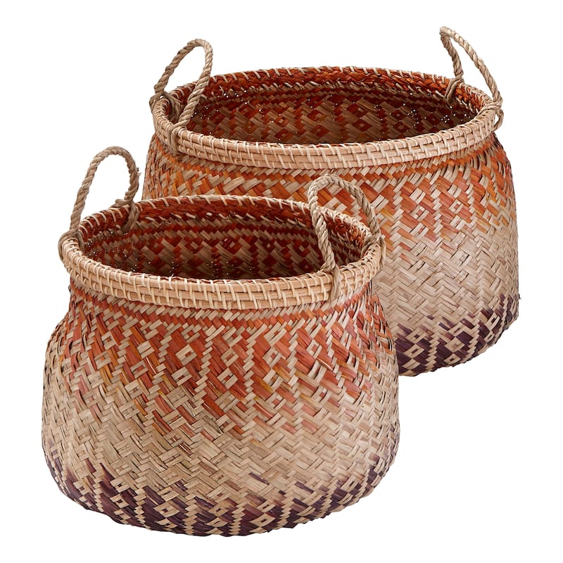 Ombre Harvest Basket Set of 2