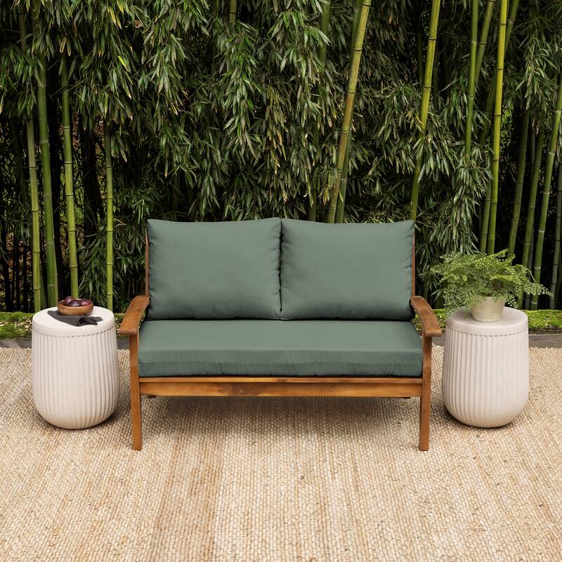 ARDEN earthFIBER Outdoor Loveseat Cushion Set 48 x 24