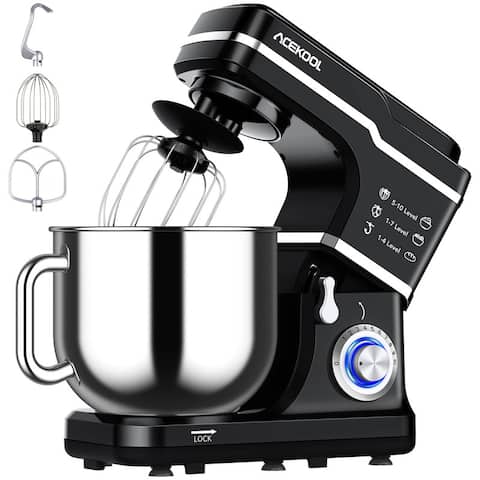 Kitchen Stand Mixer 7.5-Quart, 10 Speed Tilt Head Electric Food Mixer