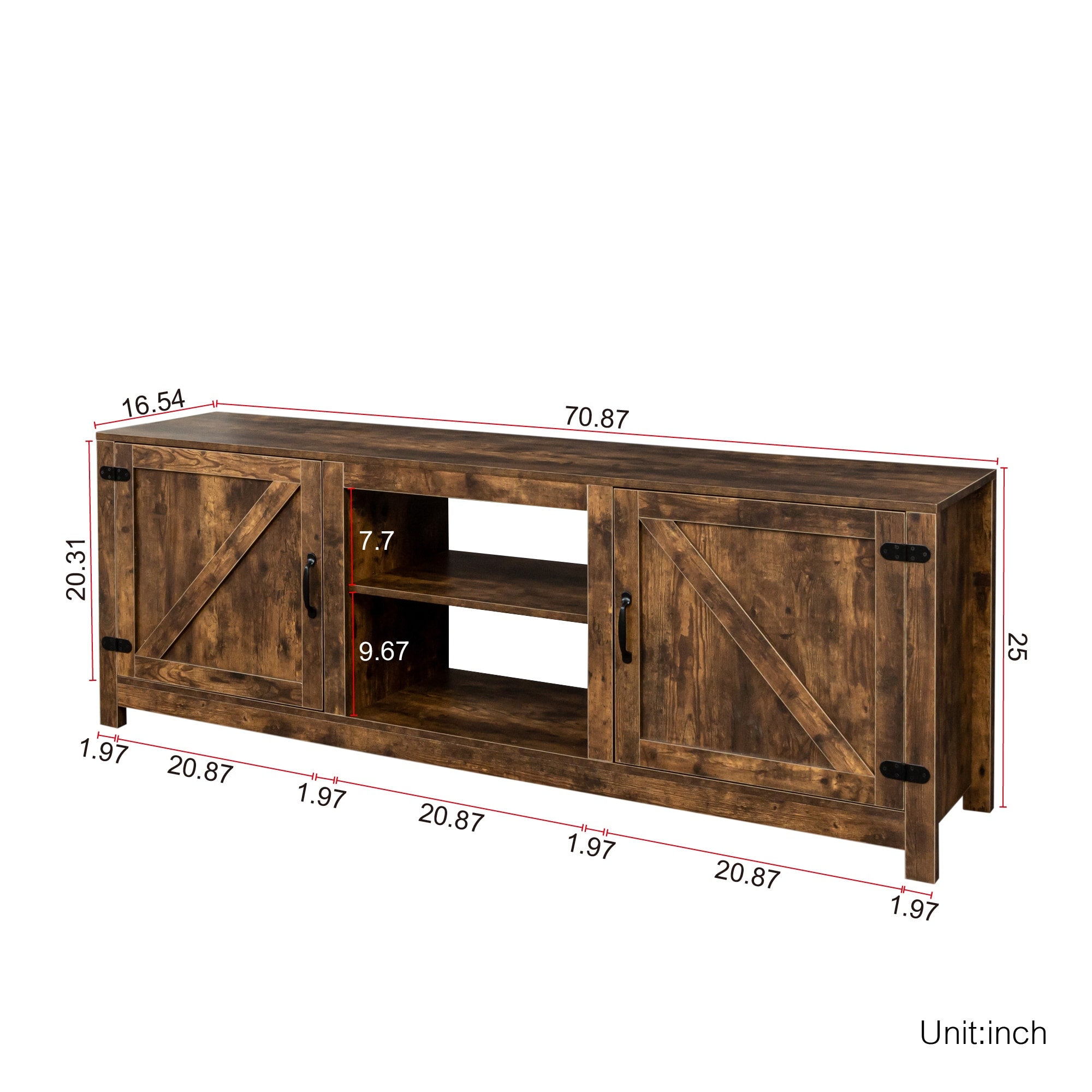 Farmhouse console discount cabinet