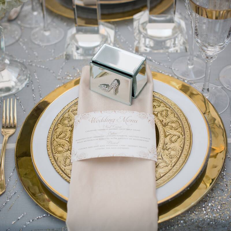 Table Runner, Sequin Gold Foil Thin Mesh Metallic Table Runner