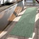 Variegated Waterproof Outdoor Rug for Patio - 2'8" x 8'2" - green